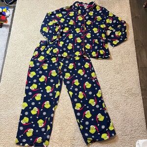 Dr. Seuss The Grinch Women's XL Pj Set Pyjamas Long-Sleeve Pants Christmas